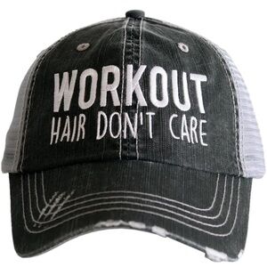 Workout Hair Don't Care Trucker Hat